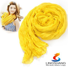 Womens Girl Candy Color long soft silk chiffon scarf Wrap Shawl Pashmina Scarves